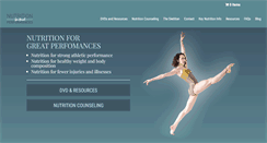 Desktop Screenshot of dancernutrition.com